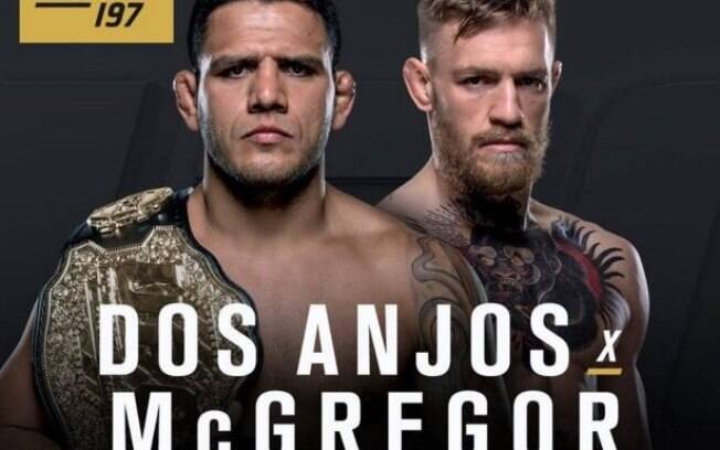 Rafael dos Anjos e Conor McGregor se enfrentam no UFC em 5 de março Rafael dos Anjos e Conor McGregor se enfrentam no UFC em 5 de março