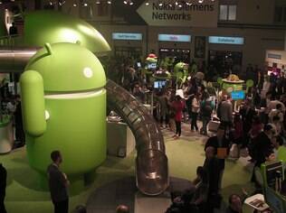 Estande do Android no MWC 2012: sistema cresce em ritmo acelerado