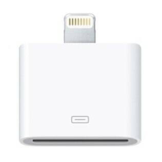 Adaptador para conector Lightning, que estreia no iPhone 5