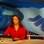 Patrícia Poeta se prepara para gravar sua primeira chamada do jornal. Foto: Reprodução/Globo