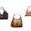 Três ícones da Gucci: Stirrup Soft (R$ 4.190); New Jackie (R$ 8.750); e New Bamboo, de couro de avestruz (R$ 11.520). Foto: Divulgação