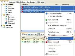 Free Download Manager baixa arquivos com hora marcada