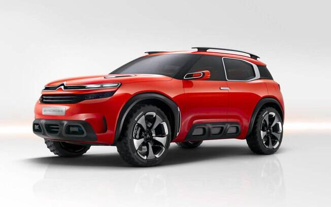 O Citroën Concept Aircross funciona como um estudo de outras aplicações do design que estreou no C4 Cactus.