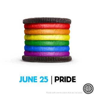 Campanha da bolacha Oreo em homenagem ao Orgulho Gay