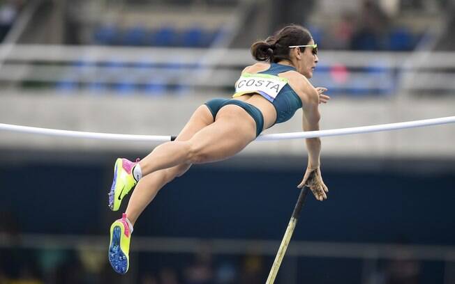 Joana Costa também caiu na primeira rodada do salto com vara no Rio 2016