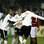 Jogadores do Coritiba comemoram gol na vitória sobre o Atlético-GO por 3 a 0 . Foto: Agência O Globo