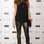 A apresentadora Lisa Snowdon deixou o look bem interessante com a calça metalizada, uma alternativa para fugir da monotonia. Foto: Getty Images