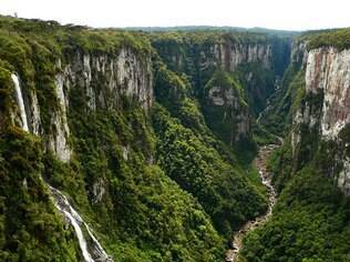 Vista do Canion Itaimbezinho, em Cabará do Sul