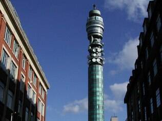 Teste foi feito a partir da torre da BT na região central de Londres