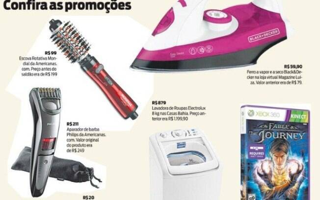 Produtos em promoção no início do ano: grandes shoppings e redes queimam estoques
