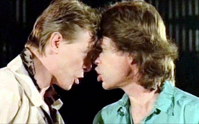 Mick Jagger e David Bowie teriam sido pegos transando. Foto: Reprodução