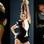 Os figurinos de palco também inovaram, menos o comprimento das peças. Em 2008, muito body brilhante pode ser visto em suas performances, assim como vestidos futuristas. Foto: Getty Images