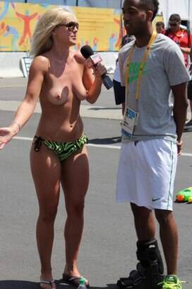 Musas do Naked News agora promoveram uma 