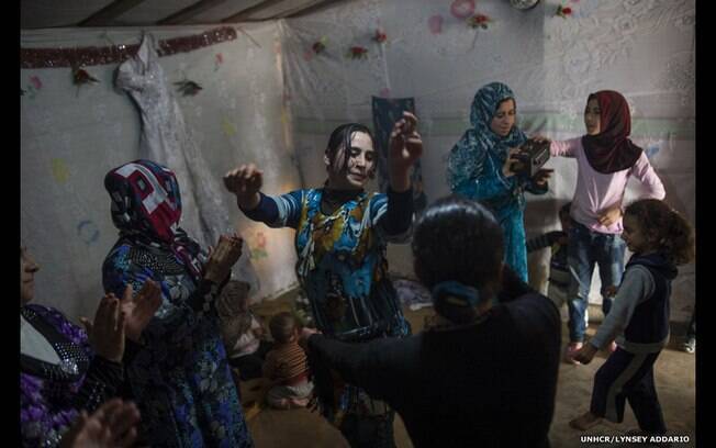 'Após quase 1 ano registrando refugiados sírios na Turquia, Líbano, Jordânia e Iraque, finalmente testemunhei alegria', diz fotógrafo. Foto: Lynsey Addario/Acnur