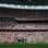 O lendário estádio de Wembley ficou lotado na final do futebol masculino. Foto: AFP