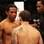 Ben Henderson encara Frankie Edgar antes da luta, que valeu o cinturão dos leves. Foto: Getty Images