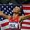Norte-americana Allyson Felix comemora seu primeiro ouro nos 200 m rasos. Foto: Ezra Shaw/Getty Images