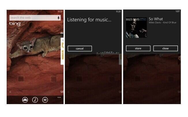 Bing Audio permite identificar a música que está tocando no Windows Phone