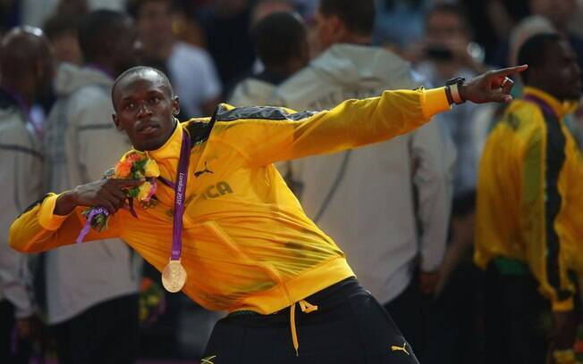 Bolt sai de Londres com três medalhas de ouro, nos 100, nos 200 e no 4 x 100 m
