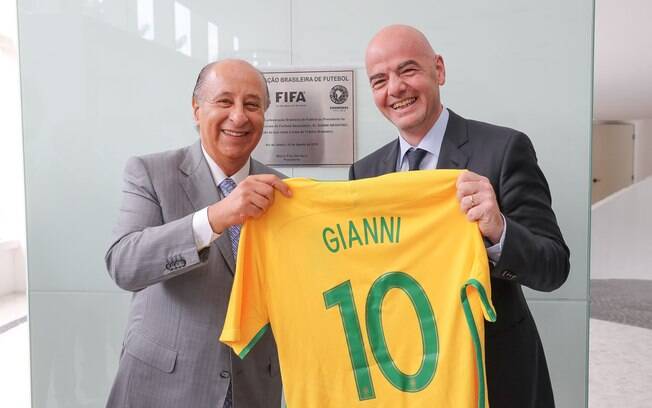 Marco Polo Del Nero e Gianni Infantino