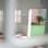 Dentro da casa, o chão é todo almofadado para dar conforto total ao animal de estimação . Foto: Divulgação