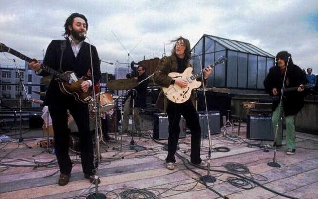 O último show dos Beatles em um telhado de Londres, 1969