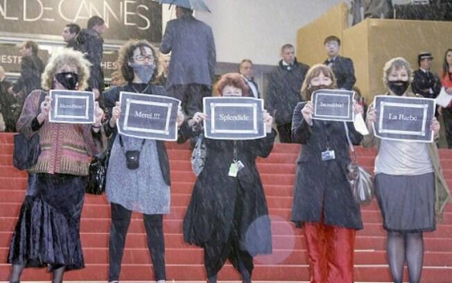 Recentemente, as mulheres do La Barbe invadiram o tapete vermelho do Festival de Cannes