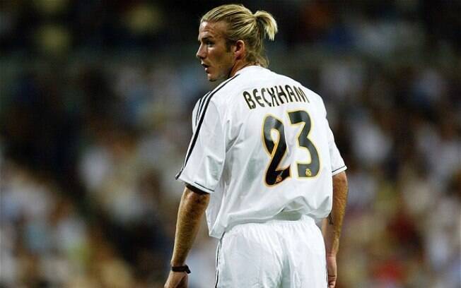 David Beckham fez parte do time galático do Real Madrid, de 2003 a 2007