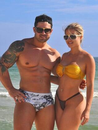 Aryane Steinkopf e Wellington Júnior