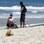 Christine Fernandes se machucou durante aula de stand up na praia da Barra da Tijuca. Foto: Foto Rio News