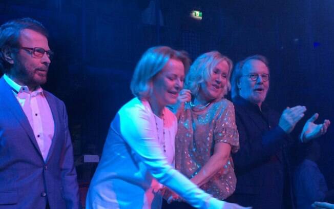 Os membros do ABBA voltaram a se encontrar após oito anos