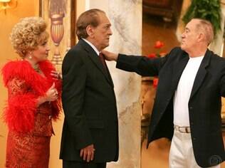 Ofélia (Claudia Rodrigues) e Fernandinho (Lucio Mauro)