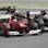 Alonso ultrapassa a Williams na primeira curva. Foto: Reuters