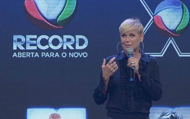 Xuxa assina contrato com a Record. Foto: Francisco Cepeda/AgNews