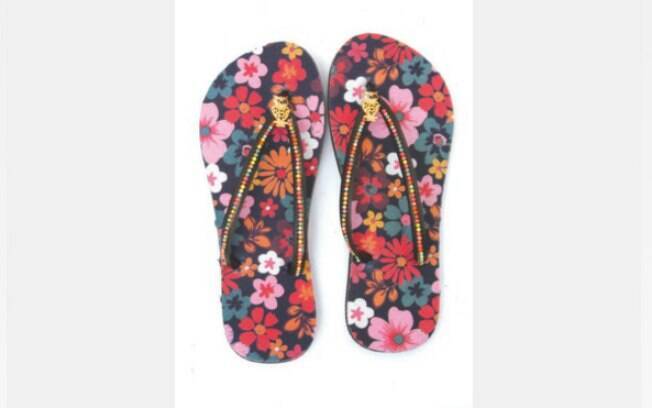 Chinelo customizado no carnaval