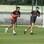 Thiago Silva corre ao lado do preparador físico Simon Colinet. Foto: Site oficial do Paris Saint-Germain