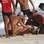Paulinho Vilhena salva turista de afogamento na praia do Recreio dos Bandeirantes. Foto: AgNews