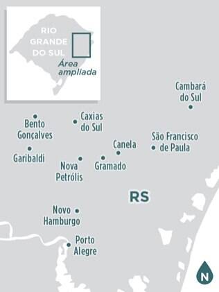 Localize-se nas principais cidades da serra gaúcha