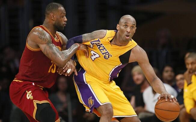 LeBron James e Kobe Bryant duelaram pela última vez 