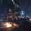 Manifestantes atearam fogo em lixo na rua Maria Paula, no centro da capital, após confronto com a polícia. Foto: iG São Paulo