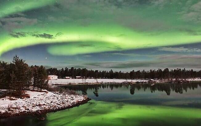 Auroras boreais estão entre as atrações ao ar livre