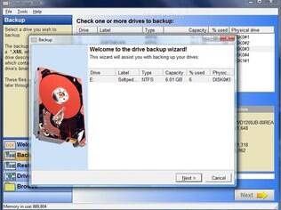 Driveimage XML cumpre bem as tarefas básicas de clonagem