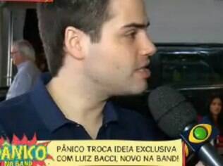 Luiz Bacci em entrevista ao 'Pânico'