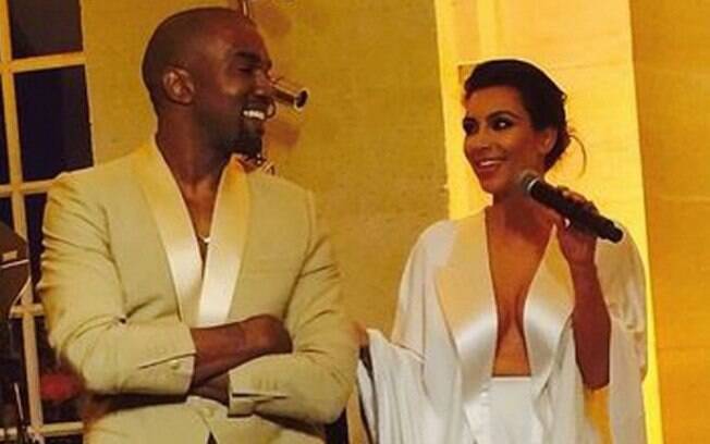 Kim Kardashian e Kanye West se casam na Itália