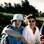 Elvis Presley com a namorada, Ginger Alden, no Hawaii, 1977. Foto: Getty Images