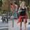Fiorella Mattheis manteve a classe no look de ginástica, compondo bem com preto e vermelho. Foto: Ag News