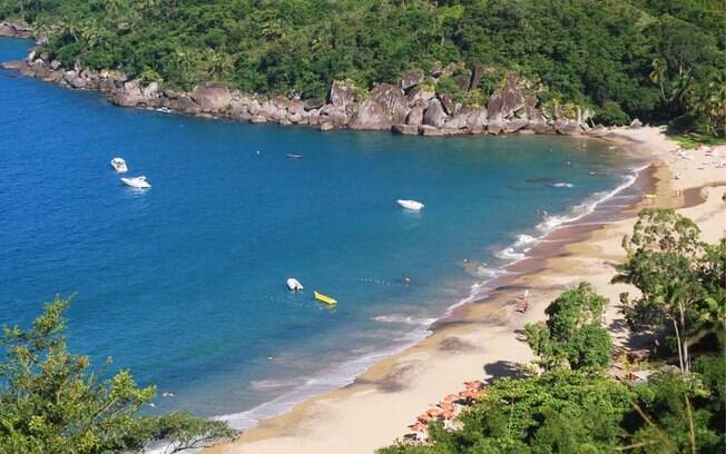 Jabaquara é a última praia da região Norte de Ilhabela acessível por carro