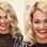 A cantora britânica Rita Ora também investe no combo batom vermelho e cílios postiços. Nas pálpebras, sobra clarinha e brilhante. Foto: Getty Images
