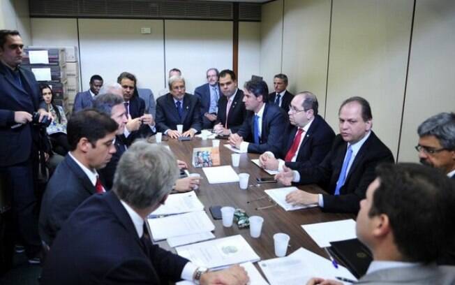 Reunião de parlamentares da Comissão Parlamentar de Inquérito em Brasília, em março
