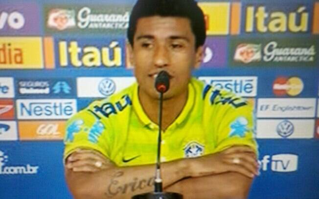 Paulinho durante a entrevista